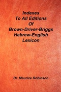 Cover: Indexes to All Editions of Bdb Hebrew English Lexicon - Sovereign Grace Publishers