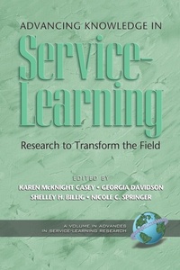 Enlarge image Cover: Advancing Knowledge in Service-Learning - Information Age Publishing