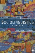 Cover: Sociolinguistics - Palgrave Macmillan
