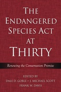 Cover: The Endangered Species Act at Thirty - University Press of Mississippi
