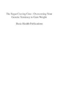 Cover: SUGAR CRAVING CURE - Basic Health Publications
