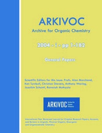 Enlarge image Cover: Arkivoc 2004 (I) General Papers - Arkat-USA, Inc.