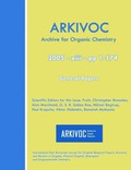 Cover: Arkivoc 2005 (XIII) General Papers - Arkat-USA, Inc.