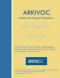 Enlarge image Cover: Arkivoc 2000 (I) General Papers - Arkat-USA, Inc.