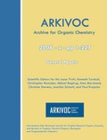 Cover: Arkivoc 2006 (X) General Papers - Arkat-USA, Inc.