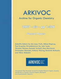 Enlarge image Cover: Arkivoc 2007 (XIV) General Papers - Arkat-USA, Inc.