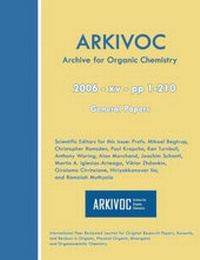 Enlarge image Cover: Arkivoc 2006 (XV) General Papers - Arkat-USA, Inc.