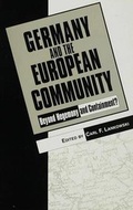 Cover: Germany and the European Community - Palgrave Macmillan