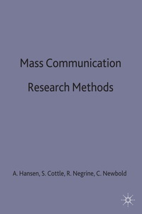 Enlarge image Cover: Mass Communication Research Methods - Red Globe Press