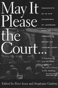 Cover: May It Please the Court - The New Press