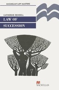 Cover: Law of Succession - Palgrave Macmillan