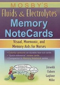 Enlarge image Cover: Mosby's Fluids and Electrolytes Memory NoteCards - Mosby