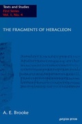 Cover: The Fragments of Heracleon - Gorgias Press