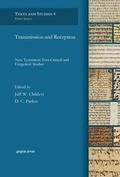 Cover: Transmission and Reception - Gorgias Press
