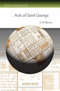 Cover: Acts of Saint George - Gorgias Press