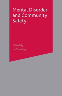 Abbildung von: Mental Disorder and Community Safety - Red Globe Press