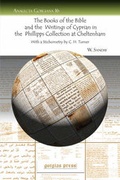 Cover: The Books of the Bible and the Writings of Cyprian in the Phillipps Collection at Cheltenham - Gorgias Press