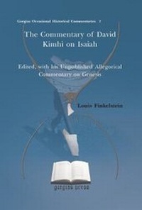 Enlarge image Cover: The Commentary of David Kimhi on Isaiah - Gorgias Press