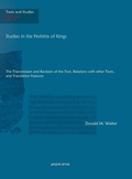 Cover: Studies in the Peshitta of Kings - Gorgias Press
