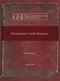 Cover: Dictionnaire Curde-Francais - Gorgias Press