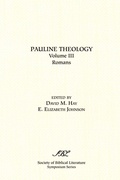 Bild: Pauline Theology, Volume III - Society of Biblical Literature