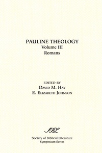 Bild: Pauline Theology, Volume III - Society of Biblical Literature