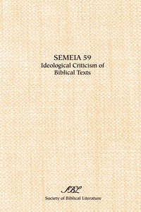 Enlarge image Cover: Semeia 59 - Society of Biblical Literature