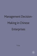 Cover: Management Decision-Making in Chinese Enterprises - Palgrave Macmillan