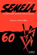 Cover: Semeia 60 - Society of Biblical Literature