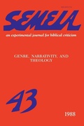 Cover: Semeia 43 - Society of Biblical Literature