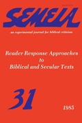 Cover: Semeia 31 - Society of Biblical Literature