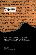 Cover: Wisdom Literature in Mesopotamia and Israel - Society of Biblical Literature