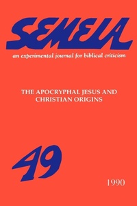 Enlarge image Cover: Semeia 49 - Society of Biblical Literature