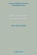 Abbildung von: The Greek of the Gospel of Mark - Society of Biblical Literature