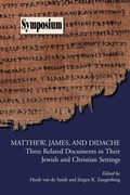Cover: Matthew, James, and Didache - Society of Biblical Literature