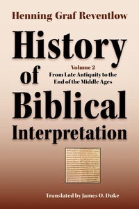 Enlarge image Cover: History of Biblical Interpretation, Vol. 2 - Society of Biblical Literature