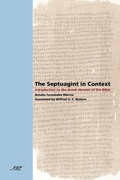 Cover: The Septuagint in Context - Society of Biblical Literature