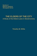 Cover: The Elders of the City - Society of Biblical Literature