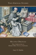 Cover: Multiple Originals - Society of Biblical Literature