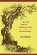 Cover: Foster Biblical Scholarship - Society of Biblical Literature