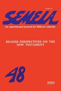 Bild: Semeia 48 - Society of Biblical Literature