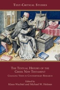 Cover: The Textual History of the Greek New Testament - Society of Biblical Literature