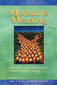 Enlarge image Cover: Method and Meaning - Society of Biblical Literature