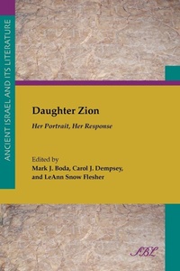 Enlarge image Cover: Daughter Zion - Society of Biblical Literature