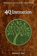 Cover: 4QInstruction - Society of Biblical Literature