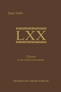 Cover: 1 Esdras - Society of Biblical Literature