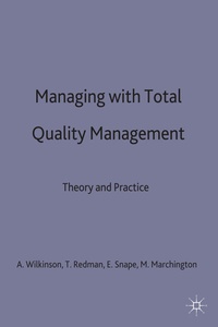 Enlarge image Cover: Managing with Total Quality Management - Red Globe Press