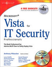 Abbildung von: Microsoft Vista for IT Security Professionals - Syngress