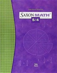 Enlarge image Cover: Saxon Math 5/4 - Saxon Publishers