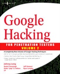 Cover: Google Hacking for Penetration Testers - Syngress